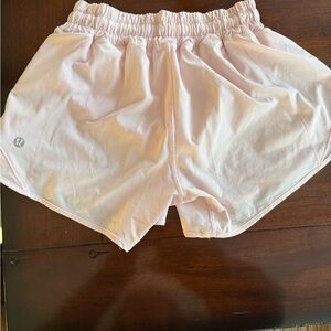 Lululemon Light Pink Women's Lined Athletic Shorts